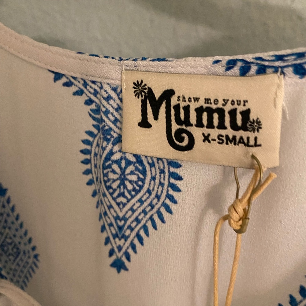 NWT show me your mumu Tennessee tassel top tunic xs - Picture 10 of 10